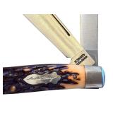 Schrade Uncle Henry 897UH Stockman Pocket Knife with Staglon Handle and Box