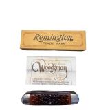 Remington R4353 Woodsman Bullet Knife with Box and Paperwork
