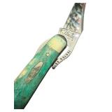 Case XX Tested Green Bone Folding Pocket Knife with Sheath