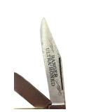 Ranger Ultrahoned Yellow Handle Pocket Knife with 3 Blades USA