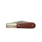 Vintage Barlow Two-Blade Pocket Knife with Brown Handle