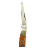 Buck 385 Folding Pocket Knife with Wood Handle