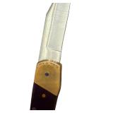 Schrade Uncle Henry LB7 Folding Lockback Knife with Brass and Wood Handle