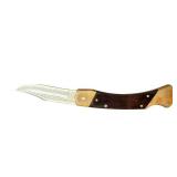 Schrade Uncle Henry LB7 Folding Lockback Knife with Brass and Wood Handle