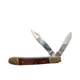 Set of 3 Vintage Folding Pocket Knives Assorted Handles