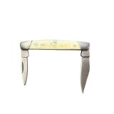 Vintage Winchester Two-Blade Pocket Knife with Engraved Handle