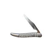 Vintage Imperial Prov RI Folding Pocket Knife with Stag Handle