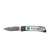 Smith & Wesson U.S. Army Pocket Knife and Vintage Green Handle Pocket Knife