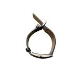 Skagen Denmark Rectangular Quartz Wristwatch with Black Leather Band