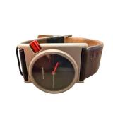 Rolf Cremer Titanium Case Wristwatch with Black Leather Band