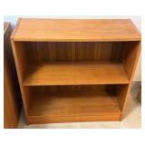 Danish Teak Two-Shelf Bookcase