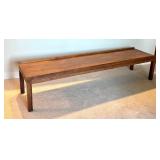 G - Mid Century Wooden Bench / Coffee Table