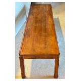 G - Mid Century Wooden Bench / Coffee Table