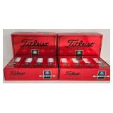 LR - 2 Boxes Titleist DT 2-Piece Golf Balls Unopened