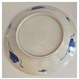 LR - Asian Tray and Bowl Set with Floral and Phoenix Motif