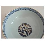 LR - Asian Tray and Bowl Set with Floral and Phoenix Motif