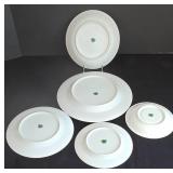 LR - Meito China Japan 56-Piece Dinnerware Set with Plates, Bowls and Cups
