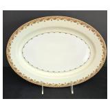 LR - Vintage Meito China Serving Set Made in Japan - Platter, Casserole, Gravy Dish, Creamer, Sugar Bowl