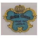 LR - Vintage Meito China Serving Set Made in Japan - Platter, Casserole, Gravy Dish, Creamer, Sugar Bowl