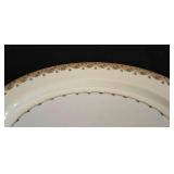 LR - Vintage Meito China Serving Set Made in Japan - Platter, Casserole, Gravy Dish, Creamer, Sugar Bowl