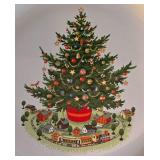 LR - Set of 8 Spode Christmas Tree 10.25" Dinner Plates