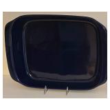 K - Ceramic Serving Tray, Handled Bowl, and Chicken-Shaped Egg Plate Set