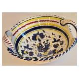 K - Ceramic Serving Tray, Handled Bowl, and Chicken-Shaped Egg Plate Set