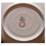 K - Antique "CH Field Haviland Limoges" Porcelain Dinnerware Set with Gold Floral Trim - 27 Pieces