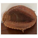 MB - Set of 2 Vintage Baseball Gloves and 5 Balls by Rawlings and Wilson