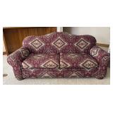LL  - Southern Furniture Company Patterned Sofa / Couch