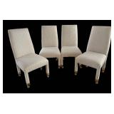 DR - Set of 4 Contemporary Upholstered Dining Chairs