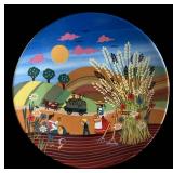 MB - Pair of Poole Collectors Plates Spring 1 and Summer 1