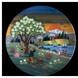 MB - Pair of Poole Collectors Plates Spring 1 and Summer 1