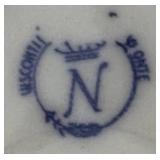 MB - Vintage Capodimonte Porcelain Floral Decor