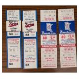 MB - Large Collection of Minnesota Twins Baseball Tickets