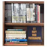O - Collection of Military History and Naval Books Including World War II and US Navy