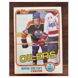 MB - 1981 Topps Wayne Gretzky Oilers Hockey Trading Card