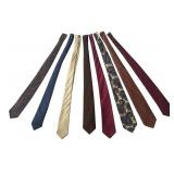 MB - Set of 8 Designer Silk Ties by Harrods, Robert Talbott, Nordstrom and More