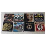 MB - Collection of 8 Vintage Vinyl Record Albums Including The Main Event, Hit Machine and More