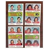 MB - 1974-75 O-Pee-Chee NHL Team Leaders Hockey Card Collection