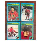 MB - Set of Chicago Blackhawks 1978-79 Topps Hockey Cards