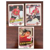 MB - Lot of 9 Topps Chicago Blackhawks Hockey Trading Cards