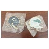 MB - Set of 6 NFL Football Helmet Collectible Pins