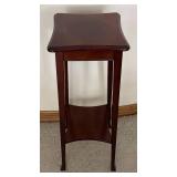 LL  - Wood Plant Stand with Lower Shelf