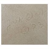 LL  - Navajo Art Pottery Sculpture by Jack Black, 1983