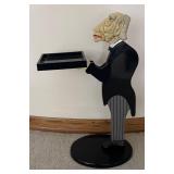 LL  -The Bombay Company Vintage "James the Butler" Serving Tray