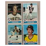 MB - 1978 Topps Pittsburgh Pirates Baseball Card Lot - 16 Cards