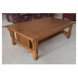 LL  - Mission Style Oak Coffee Table