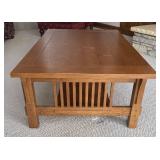 LL  - Mission Style Oak Coffee Table
