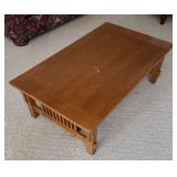LL  - Mission Style Oak Coffee Table